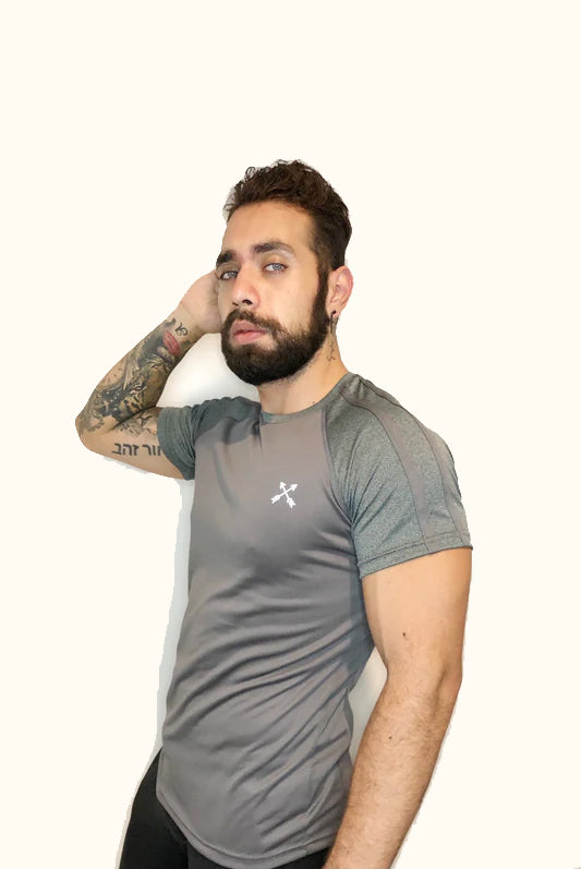 Playera Deportiva Active Gris