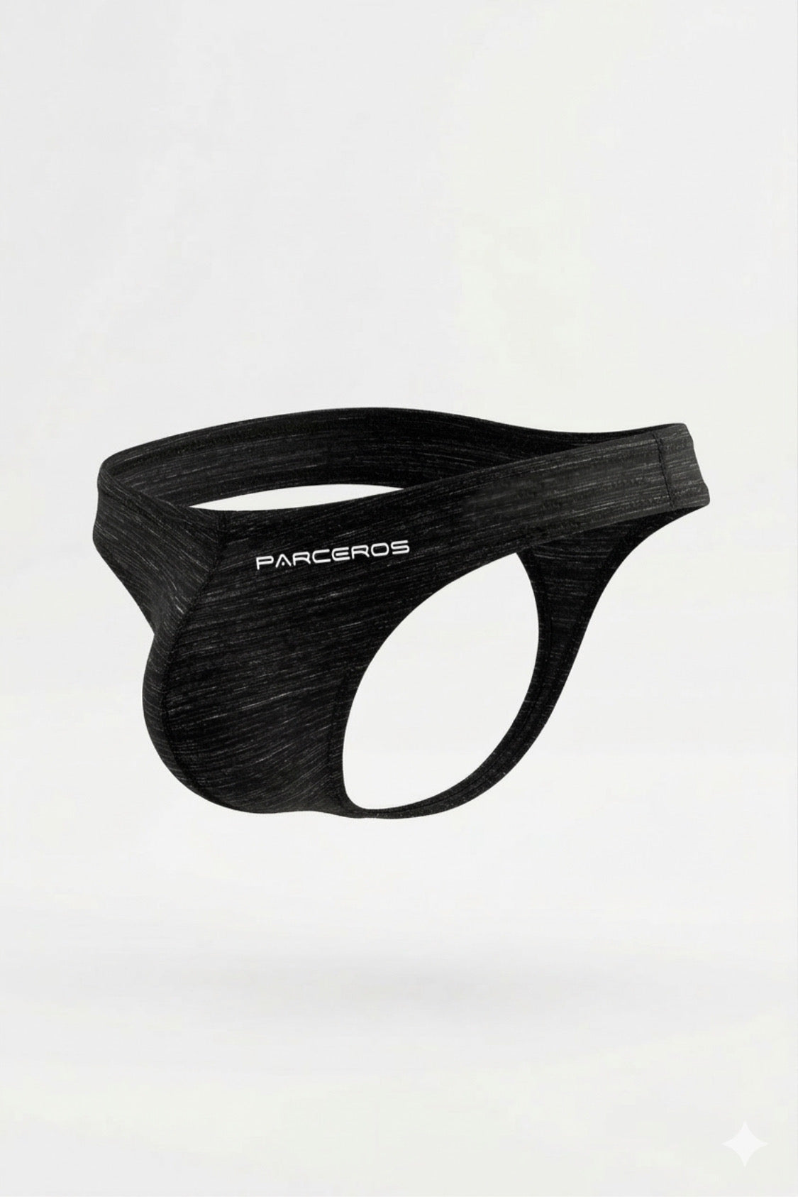 TANGA HYBRIDA Negro Jasped