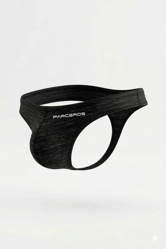 TANGA HYBRIDA Negro Jasped