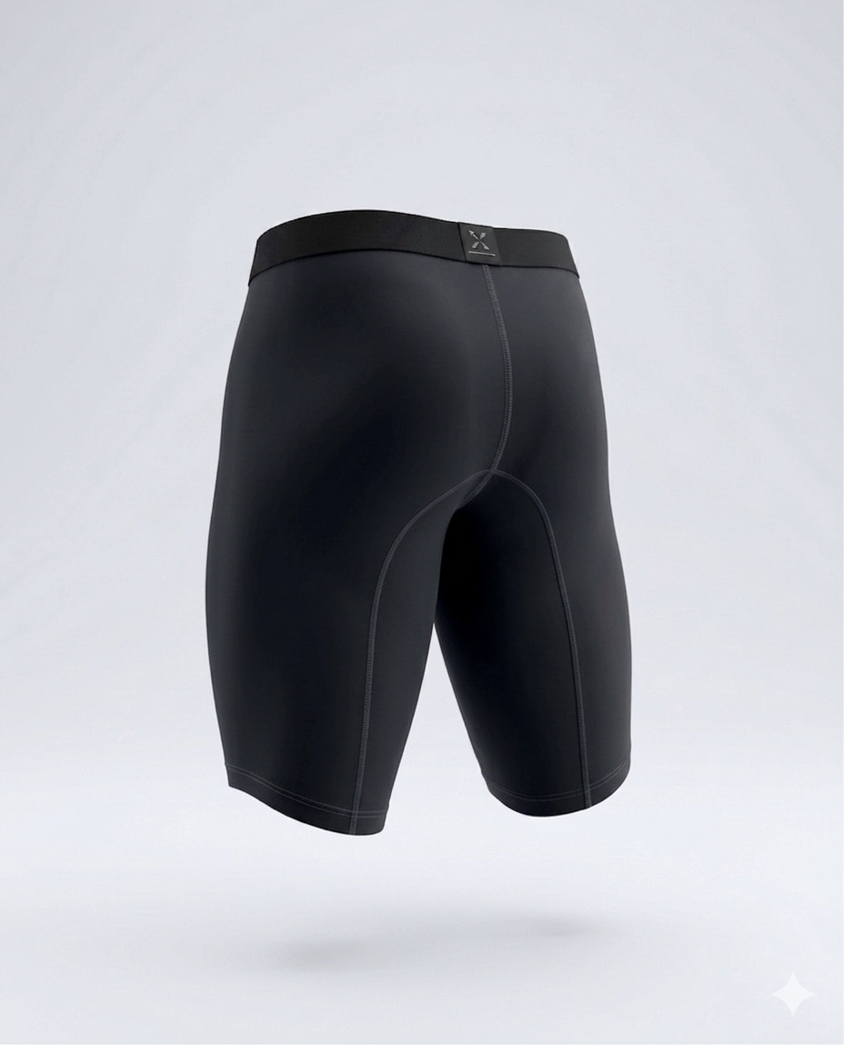 LYCRA DEPORTIVA CORTA NEGRA 100