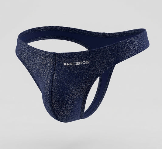 TANGA HYBRIDA Azul Marino brilloso