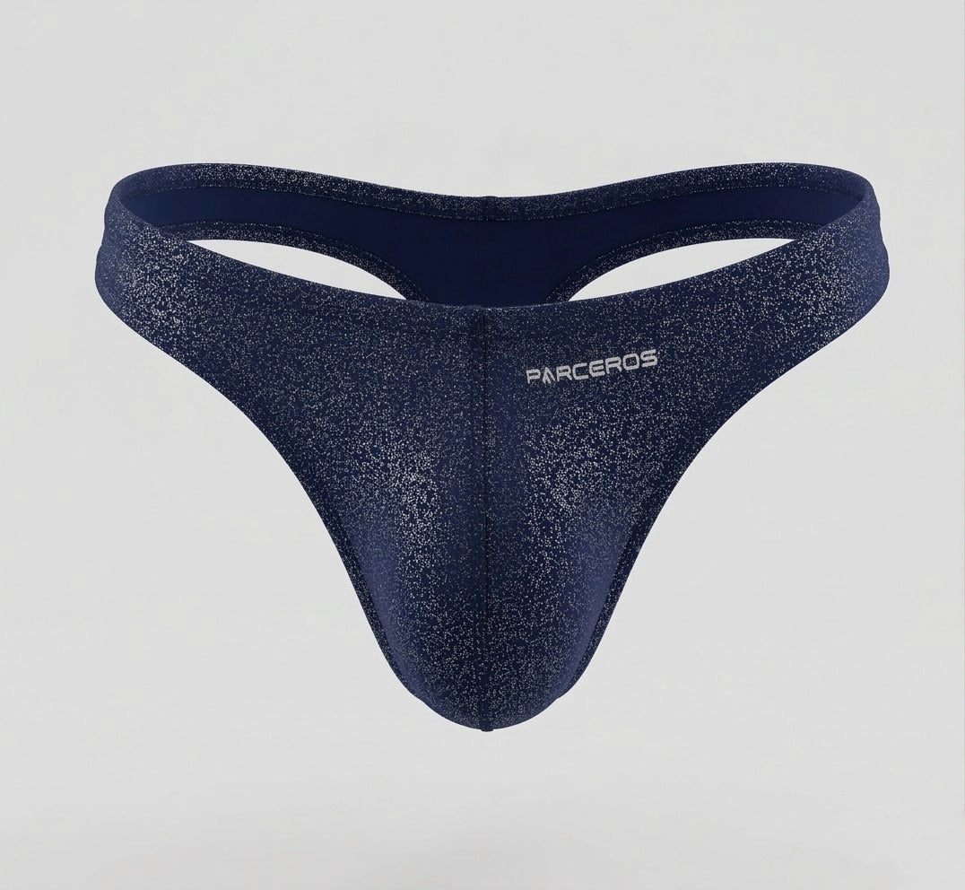TANGA HYBRIDA Azul Marino brilloso